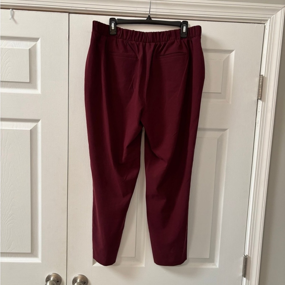 Nine West Burgundy Pants - Picture 3 of 5
